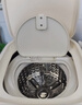 榮事達（Royalstar）全自動(dòng)洗烘一體迷你內衣褲懶人小型波輪洗衣機母嬰洗襪子機高溫煮洗殺菌以舊換新國家補貼20% 【蛋可白新升級藍光款】不銹鋼內桶波輪+脫水更出色 曬單實(shí)拍圖