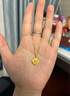 周生生黃金吊墜 玫瑰花 足金掛墜女 不含項(xiàng)鏈78715P計(jì)價(jià)3.4克 曬單實(shí)拍圖