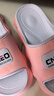 潔麗雅（Grace）5.0cm踩屎感厚底增高運動(dòng)涼拖夏季外穿潮流拖鞋男女 粉紫  36-37 曬單實(shí)拍圖