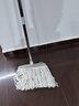 奕清良品長(cháng)柄棉線(xiàn)拖把老式墩布拖布頭酒店辦公室吸水拖把帶桶免手洗擰水拖 加大號新款方形拖把【1桿1頭】 1.2米桿 曬單實(shí)拍圖