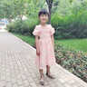 素優(yōu)米（SUYOUMI）女童連衣裙夏季2025新款兒童公主裙小女孩洋氣裙子中大童夏裝紗裙 泡泡袖連衣裙 50 建議身高40cm左右 曬單實(shí)拍圖