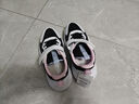 安踏兒童運動(dòng)鞋子女中大童秋新款冬季網(wǎng)面軟底透氣跑步鞋少女休閑鞋子 黑/安踏白 密網(wǎng) 35 曬單實(shí)拍圖