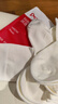 貓人5雙裝女士襪子女純棉100%秋冬中筒襪子女白色百搭女生休閑長(cháng)襪 曬單實(shí)拍圖