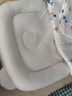 十月結晶嬰兒斜坡床寶寶防吐奶嗆奶床中床新生兒可調節哺乳枕0-1歲 白 曬單實(shí)拍圖