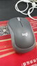 羅技（Logitech）M185鼠標 無(wú)線(xiàn)鼠標 辦公鼠標 對稱(chēng)鼠標 黑色灰邊 帶無(wú)線(xiàn)2.4G接收器 曬單實(shí)拍圖