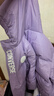 Converse匡威兒童裝新款泡芙柔軟舒適面包服保暖上衣男女童短款連帽羽絨服 月光石紫 150 充絨量約160g 【建議身高140-152cm】 曬單實(shí)拍圖