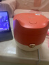 美的（Midea）電飯煲小型家用迷你1.2L小容量1-2人微壓電飯鍋宿舍旅行電煮鍋【萌趣狐貍煲】MB-FB12X1-105B 曬單實(shí)拍圖