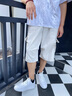 卡賓（CABBEEN）男鞋秋季男士小白鞋子男低幫休閑鞋男板鞋百搭鞋靴時尚百搭潮流 【純色】白色 41 皮鞋碼 曬單實(shí)拍圖