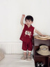 G.DUCKKIDS小黃鴨周歲禮服男寶寶抓周衣服女漢服百日宴百天滿(mǎn)月嬰兒套裝夏季 紅色+香囊 90 建議1~2歲【 80-90cm】cm 曬單實(shí)拍圖