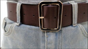 chongsukei小&ck寬4.8cm棕色腰帶女2025新款百搭裝飾配飾配牛仔裙子西裝女款 咖啡色 寬4.8cm 105cm 曬單實(shí)拍圖