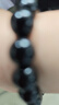 普陀山天然黑曜石手串925銀轉運珠本命佛護身禮物10mm【龍蛇普賢】 曬單實(shí)拍圖
