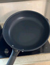 三禾0涂層微納不粘煎鍋平底鍋無(wú)涂層家用平底煎鍋26cm天穹黑LJ26S12 曬單實(shí)拍圖