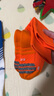 卡爾美（KELME）長(cháng)筒足球襪防滑紗厚底高筒專(zhuān)業(yè)足球比賽訓練精英運動(dòng)襪 橙色 XS 曬單實(shí)拍圖
