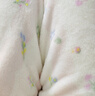 宮蝶法蘭絨睡衣女秋冬加厚保暖可外穿珊瑚絨家居服套裝 小碎花暖絨套裝 L (建議100-120斤) 曬單實(shí)拍圖