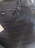 Lee【張凌赫代言】涼涼褲25新品723修身中腰直筒輕薄黑灰男牛仔褲 黑灰色 32 曬單實(shí)拍圖