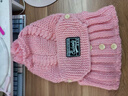 察今帽子女冬季針織保暖毛線(xiàn)帽圍脖口罩一體圍巾帽護耳騎車(chē)防風(fēng)套頭帽 粉色【護耳防風(fēng)/加絨加厚】 曬單實(shí)拍圖