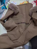 朦朧杏 大碼胖妹妹冬季新款派克服200斤遮肉顯瘦棉服女耐寒寬松外套 灰色 4XL 曬單實(shí)拍圖