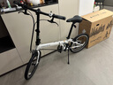 大行（DAHON）20寸8速男女折疊車(chē)P8青春版KAC081白色 曬單實(shí)拍圖