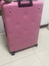 不萊玫行李箱女拉桿箱登機旅行箱男密碼大容量側開(kāi)三代24英寸 紫色 曬單實(shí)拍圖