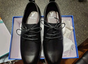 意爾康男鞋圓頭商務(wù)正裝鞋春秋單鞋系帶皮鞋德比婚鞋 53449W 黑色 42 曬單實(shí)拍圖