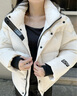 高梵【楊冪同款】黑金5.0先鋒鵝絨服2025年冬新款羽絨服女款短款外套 鉑金7號 M 115-130斤 飛天鵝絨190g 曬單實(shí)拍圖
