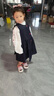 G.DUCKKIDS小黃鴨童裝女童連衣裙套裝春秋季新款中小童KT貓牛仔公主裙背心裙 圖片色 130 適合120-130cm年齡7-8歲 曬單實(shí)拍圖