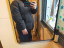聲猴棉服男款潮流棉衣2025款加厚大碼保暖黑色面包服男士短款棉服外套 棉服黑色+白長(cháng)T+加絨休閑褲黑【三件套】 XL 曬單實(shí)拍圖