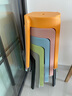九千谷塑料凳子家用加厚可疊放風(fēng)車(chē)圓凳現代簡(jiǎn)約客廳餐桌塑膠椅子4239 曬單實(shí)拍圖