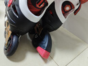 迪士尼（Disney）輪滑鞋兒童女閃光溜冰鞋女童男可調旱冰鞋滑冰鞋直排滑輪鞋套裝 【硬殼新款】鋼鐵俠8閃+護具7件套+包 L （平時(shí)鞋碼32-37碼） 曬單實(shí)拍圖