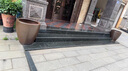 伯爾納景德鎮加高老式陶瓷缸古法魚(yú)缸客廳陽(yáng)臺落地睡蓮荷花缸庭院大水缸 加高圓平口古銅 35x35x35cm 曬單實(shí)拍圖