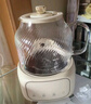 World Kitchen康寧全玻璃壺體養生壺1L恒溫壺 辦公室多功能煮茶壺鷹嘴花茶壺 一人用新款煮水壺教師節送禮 1L 茶漏款【24h預約72h保溫】 曬單實(shí)拍圖