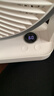 XAXR USB小風(fēng)扇迷你小電風(fēng)扇可充電可插電學(xué)生宿舍辦公室桌面臺式循環(huán)冷風(fēng)扇大風(fēng)力低音智能數顯電風(fēng)扇 白色旗艦版5000毫安+LED數顯 曬單實(shí)拍圖