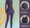 百思絨大碼女裝跑步運動(dòng)套裝長(cháng)袖透氣速干衣秋冬季外套顯瘦健身衣瑜伽服 曬單實(shí)拍圖