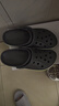 卡駱馳（CROCS）洞洞鞋貝雅卡駱班輕便耐磨一腳蹬休閑鞋|205089 石板灰/青檸綠-0GX 46 /47(300mm) 曬單實(shí)拍圖