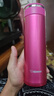 象?。╖O JIRUSHI）日本原裝進(jìn)口象印保溫杯高顏值男款男士大容量印象象牌水杯杯子 玫紅色 曬單實(shí)拍圖