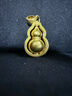 中鑫珠寶福來(lái)運轉古法黃金葫蘆吊墜旋轉葫蘆掛墜足金999項鏈男女 7.95g 曬單實(shí)拍圖