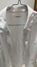 DEGRE ZERO襯衫女士140支商務(wù)長(cháng)袖襯衫白色通勤襯衣免燙抗皺女 白色尖領(lǐng)修身版 【體感免燙】 M （體重95-105） 曬單實(shí)拍圖