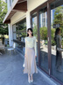 香影長款半身裙女2025夏秋新款輕奢高級感垂墜a字緞感超好看裙子 咖色 M 160/84A/95-110斤 曬單實拍圖