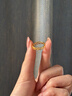 周六福新年禮物  黃金戒指女款5G足金鏤空珠邊指環(huán) 計價(jià)T 16號-2.05g 曬單實(shí)拍圖