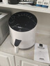 WIW 空氣炸鍋家用大容量快速加熱新款智能觸控5.5L內膽一體成型空氣電炸鍋WlW 觸控款 珍珠白 5.5L 曬單實(shí)拍圖