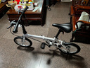 大行（DAHON）KT610折疊自行車(chē)16英寸單速男女學(xué)生上班上學(xué)城市通勤單車(chē) 白色 曬單實(shí)拍圖