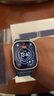 Apple/蘋果 Watch Ultra 3 智能手表GPS+蜂窩款49毫米原色鈦金屬表殼淺藍色高山回環(huán)式表帶L MEWQ4CH/B 曬單實拍圖
