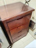 胡桃木全實(shí)木斗柜床頭柜客廳臥室五斗收納柜四斗抽柜儲物收納柜 四斗胡桃色-正50*側40*高83cm 全實(shí)木整裝免安裝 曬單實(shí)拍圖