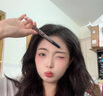 麥?zhǔn)嫣厮牟婷脊P防水持久不脫色岔宅妝自然野生眉毛筆女畫眉神器根根分明 自然黑 【買1送1】 曬單實(shí)拍圖