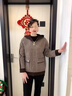 啄木鳥(niǎo)（TUCANO）母親節中年媽媽秋裝千鳥(niǎo)格呢子外套洋氣中老年女裝春秋冬季上衣H 米色 3XL 建議130-140斤 曬單實(shí)拍圖