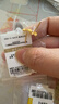 賽菲爾生日禮物黃金耳釘女足金甜美蝴蝶結(jié)耳飾 直針款 約1.68克 曬單實(shí)拍圖