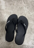 李寧（LI-NING）人字拖鞋男游泳防滑夏季外穿潮軟底夾腳洗澡防臭防水款9563黑42碼 曬單實(shí)拍圖