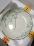 高溫釉下彩陶瓷菜盤(pán)家用向陽(yáng)花高顏值洋氣簡(jiǎn)約菜盤(pán) 陶瓷盤(pán)（7/8英寸隨機）-隨機色-1個(gè)裝 1件套 曬單實(shí)拍圖