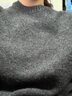 優(yōu)衣庫女裝舒芙蕾圓領(lǐng)針織衫/毛衣毛衫25新款479157 08 深灰色 M 曬單實(shí)拍圖