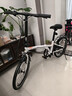 大行（DAHON）折疊自行車(chē)20英寸超輕6速通勤折疊單車(chē)HAT061 白色 曬單實(shí)拍圖